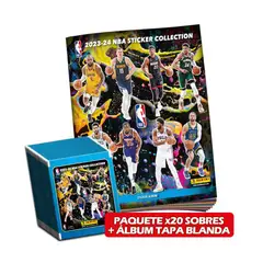 PANINI - NBA, 1 album tapa blanda + 1 paquete