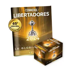 PANINI - Copa Libertadores 2024, 1 álbum tapa blanda + 1 cajita