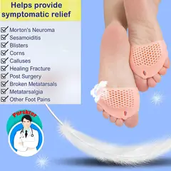 GENERICO - Almohadilla Plantilla de Gel de Silicona para Metatarso