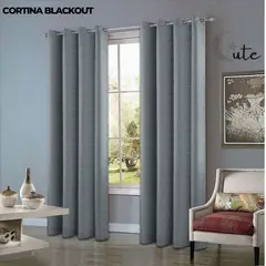 GENERICO - SET DE CORTINAS BLACKOUT 140 x 220CM/ 2