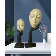 GENERICO - Escultura Mascara de Dama Abstracta