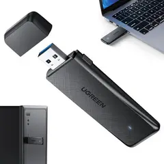 UGREEN - Adaptador USB WIFI Inalámbrico AC1300 doble banda