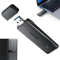 UGREEN - Adaptador USB WIFI Inalámbrico AC1300 doble banda
