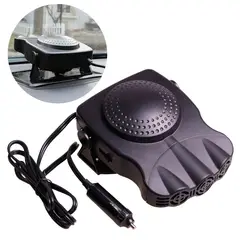 GENERICO - Calefactor y Ventilador Eléctrico 12V 150W Portátil