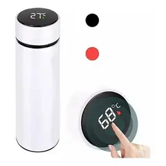 GENERICO - TERMO DIGITAL SMART TACTIL LED CONTROL TEMPERATURA BLANCO A INOXIDABLE