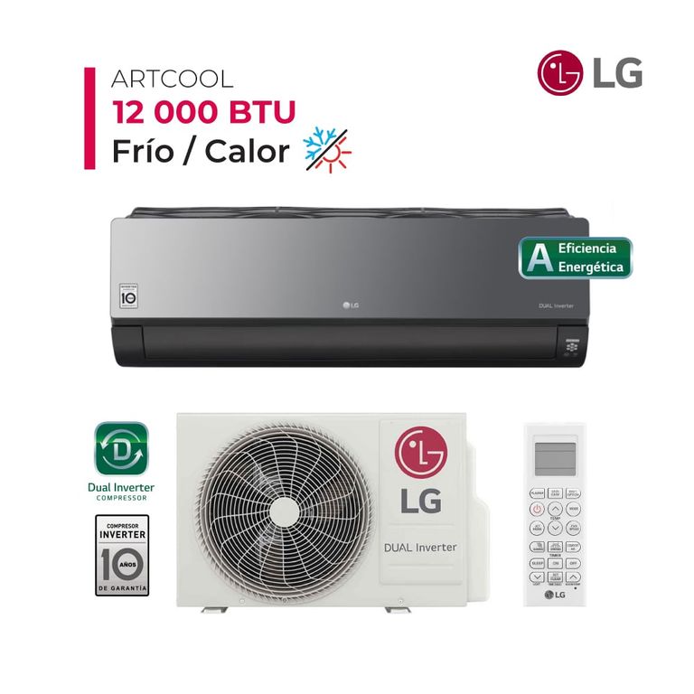Aire Acondicionado Split Pared de 12000 BTUH Artcool FríoCalor