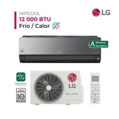 LG - Aire Acondicionado Split Pared de 12000 BTUH Artcool FríoCalor