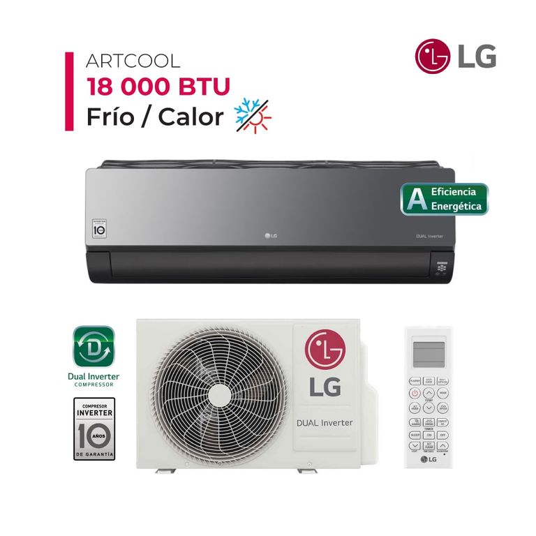 Aire Acondicionado Split Pared de 18000 BTUH Artcool FríoCalor