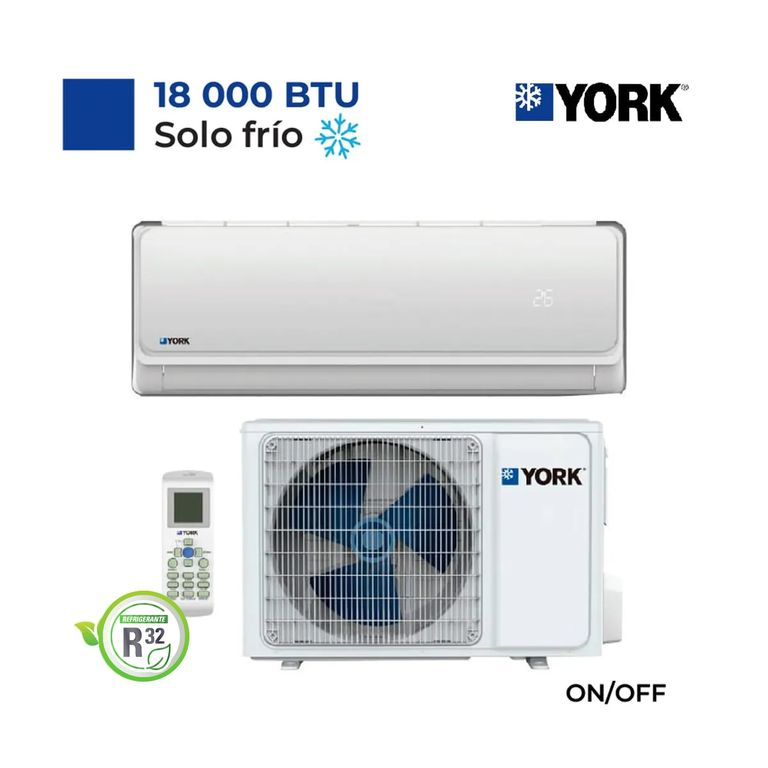 Aire Acondicionado Split Pared de 18000 BTUH ONOFF Frío Solo