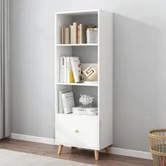 VILLA HOGAR - Estante librero Duna blanco
