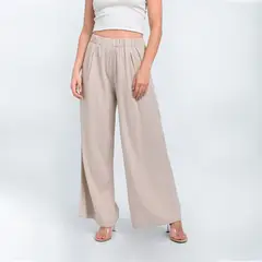 DESIRE - Pantalón Lino Para Mujer