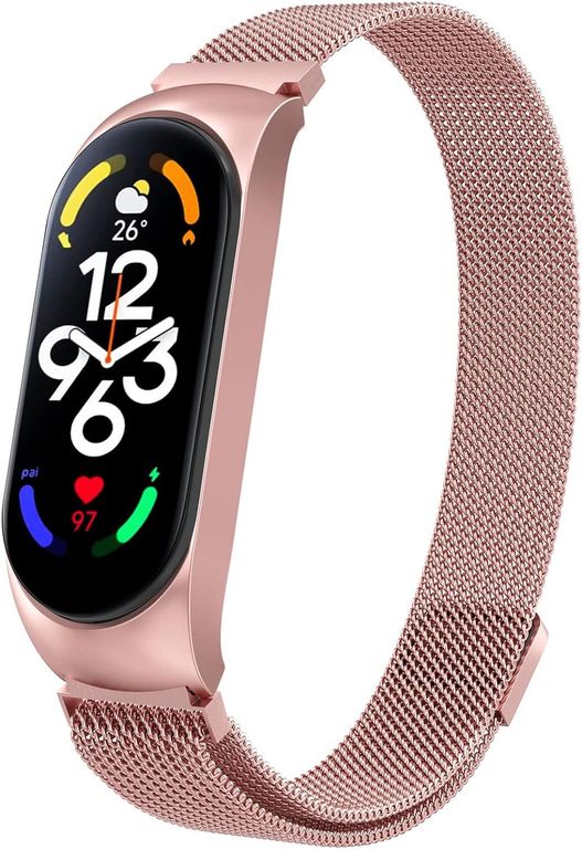 Correa de Metal para Xiaomi Mi Band 7 - Rosado