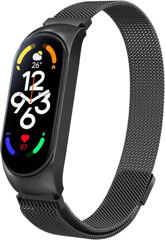 Correa de Metal para Xiaomi Mi Band 8 - Negro