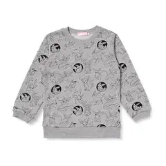 POKEMON - Polera Niños 6-7 Años Plomo