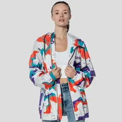 GENERICO - Cortaviento casaca mujer oversize impermeable Members only