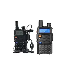 SEISA - Par de radios Walkie Talkie ST- UV5R Pórtatil con pantalla