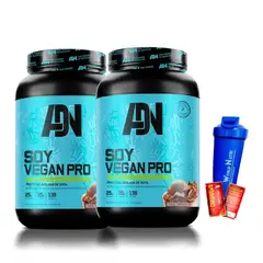 ADN - SOY VEGAN 1.5 KG VAINILLA + SOY VEGAN 1.5 KG CHOCOLATE