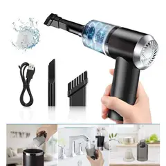 OEM - Mini Aspiradora 3 en 1 para Auto Inalambrica y recargable