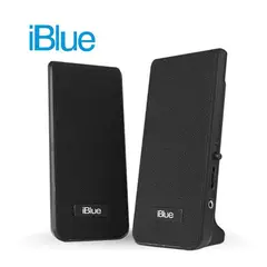 IBLUE - Parlante 2.0 Multimedia 3.5mm Color Negro
