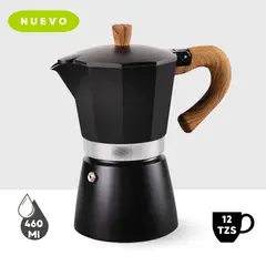 GENERICO - CAFETERA ITALIANA 12 TAZAS NEGRO