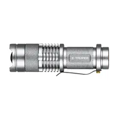 Truper - Linterna de aluminio 1 LED de 40 lm con 1 pila AA COD 17256