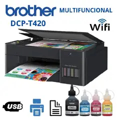 BROTHER - Impresora Multifuncional DCP-T420W Wifi Inalambrico