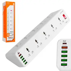 LDNIO - Toma Corriente Regleta Sc10610 Carga Rápida