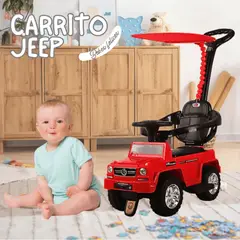 GENERICO - Carro de Juguete Arrastre Jeep Exclusivo para Niño