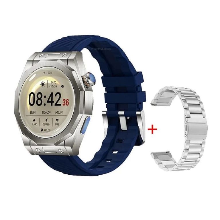 SmartWatch Z83 MAX CON 3 CORREAS INTERCAMBIABLES- AZUL