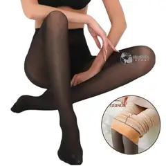 GENERICO - Panty Media Mujer Efecto Piel Como Panty Negro Tráslucida Grueso