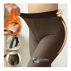 GENERICO - Panty Efecto Piel Térmica Calentador Traslucido