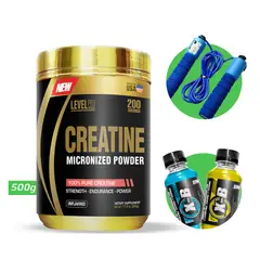 LEVEL PRO - CREATINA MICRONIZADA 500gr + REGALOS
