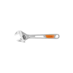 TRUPER - Llave francesa ajustable 8 cromada mango de PVC