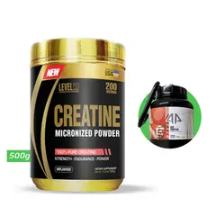Level Pro - CREATINA MICRONIZADA 500gr + REGALOS