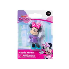 DISNEY - Junior Mini Figura Minnie Mouse Vestido Morado
