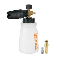 TRUPER - Shampunera Dispensador con cañón lanza espuma para hidrolavadora
