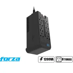 FORZA - ESTABILIZADOR MOD FVR-1222USB 1200VA600W