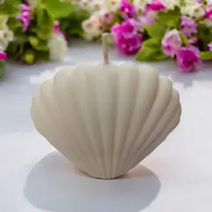 GENERICO - VELA CONCHA DE MAR PERFUMADA DE CERA DE SOJA