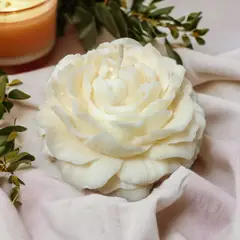 GENERICO - VELA FLOR DE PEONIA PERFUMADA DE CERA DE SOJA