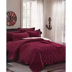 MINGDA - Set de Cobertor 2 Pz de Piel y Sherpa+ Sabanas + Fundas 100% Calidad Premium