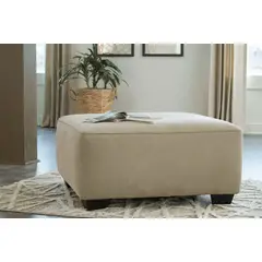 GENERICO - Puff Cuadrado Otomano Lucas Beige Decoban Hogar