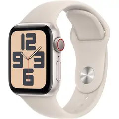 APPLE - Watch SE 2024 GPS 40mm Starlight Sport Band S/M