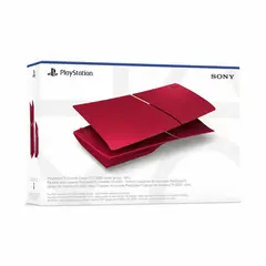 SONY - Cover Para Playstation 5 Slim Con Ranura De Disco Rojo Volcanico