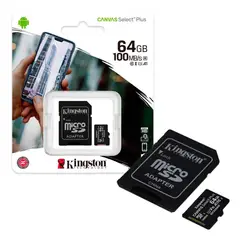 KINGSTON - MEMORIA MICRO SD 64GB