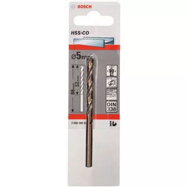 Broca Metal Hss-Co 5MM52X86MM Caballo