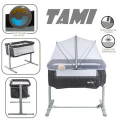 EBABY - Cuna Colecho Tami EB756 -Plomo
