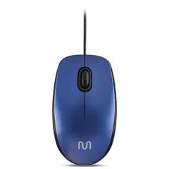 MULTILASER - Mouse Alámbrico Azul