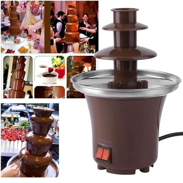 Pileta de Chocolate Fuente Chocolatera Eléctrica para Repostería