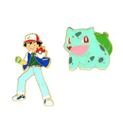 POKEMON - Ash And Bulbasaur Pin Set