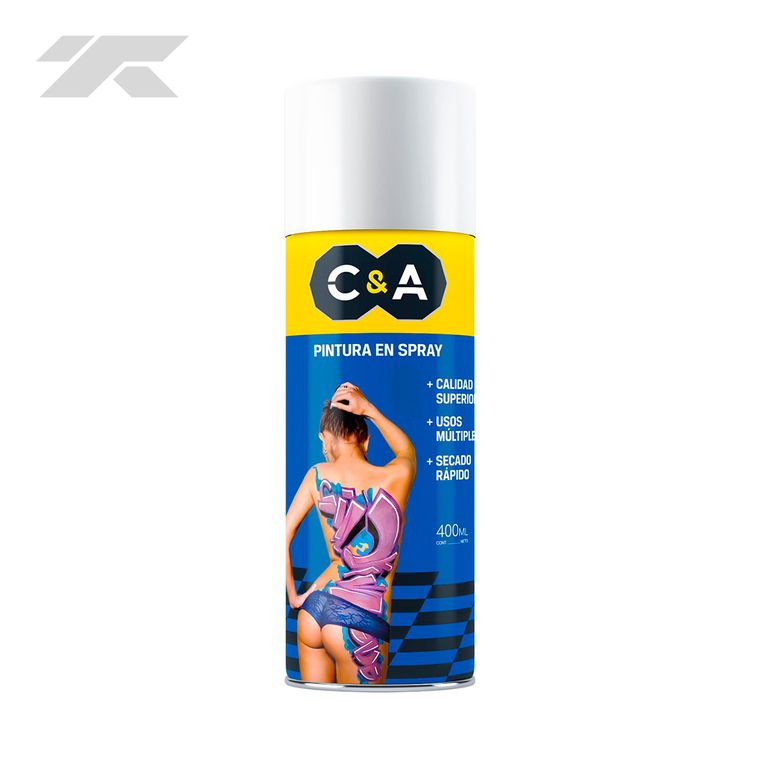 Pintura en Spray 400ml Blanco Mate